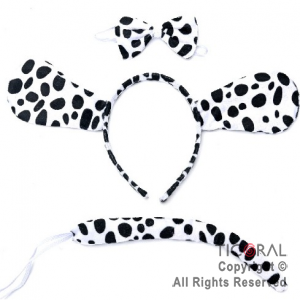 SET DALMATA VINCHA MO�O Y COLA x 1